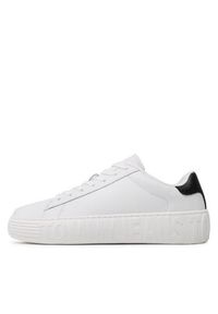 Tommy Jeans Sneakersy Leather Outsole EM0EM01159 Biały. Kolor: biały. Materiał: skóra