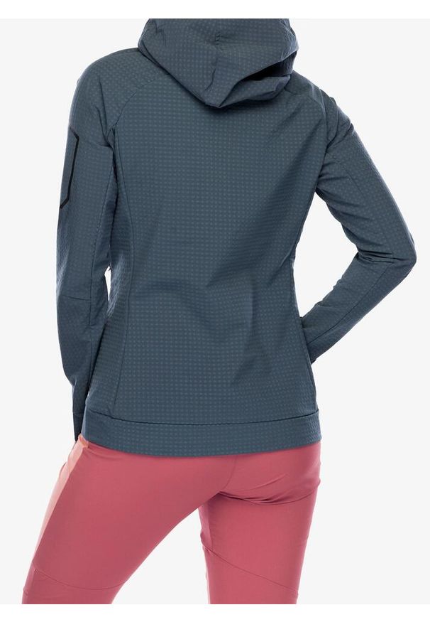 Kurtka softshell damska Hannah Arina Hoody. Kolor: niebieski. Materiał: softshell