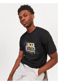 Jack & Jones - Jack&Jones T-Shirt Map 12257908 Czarny Regular Fit. Kolor: czarny. Materiał: bawełna #6