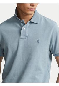 Polo Ralph Lauren Polo 710536856216 Niebieski Slim Fit. Typ kołnierza: polo. Kolor: niebieski. Materiał: bawełna