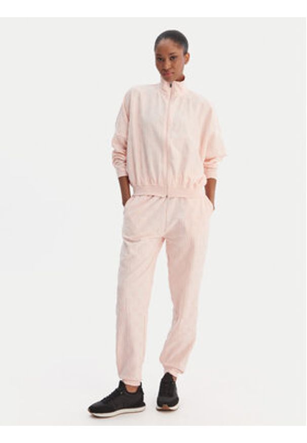 Hugo - HUGO Bluza Monogram 50556831 Różowy jasny Regular Fit. Kolor: różowy. Materiał: bawełna