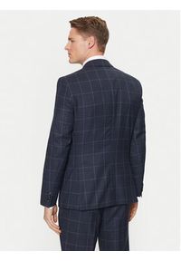 BOSS Garnitur H-Huge 50518097 Granatowy Slim Fit. Kolor: niebieski. Materiał: wełna #8