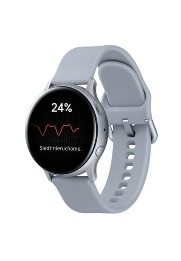 Smartwatch SAMSUNG Galaxy Watch Active 2 SM-R830N 40mm Aluminium Srebrny. Rodzaj zegarka: smartwatch. Kolor: srebrny. Styl: sportowy