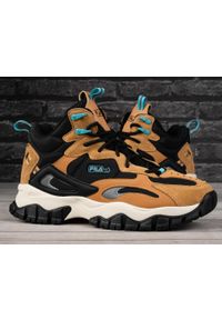 Buty męskie wysokie sneakersy sportowe Fila RAY TRACER TR2 MID. Kolor: wielokolorowy, czarny, brązowy. Styl: sportowy