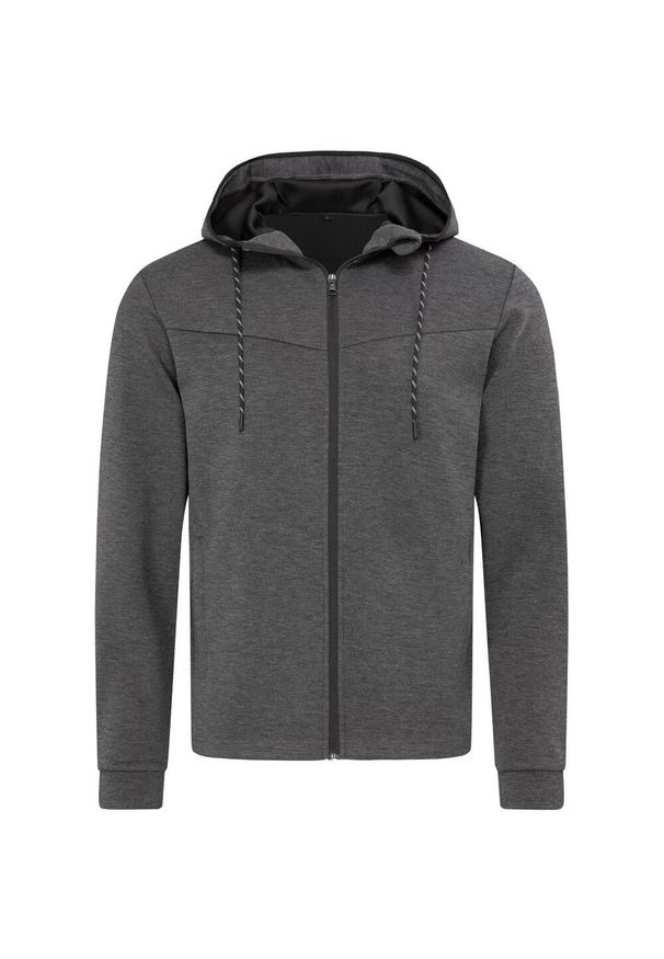 Stedman - Męska Kurtka Scuba Heather Recycled Jacket. Kolor: szary, brązowy, wielokolorowy. Sport: turystyka piesza