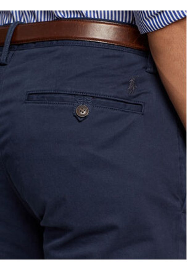 Polo Ralph Lauren Chinosy 710778778002 Granatowy Slim Fit. Kolor: niebieski. Materiał: bawełna