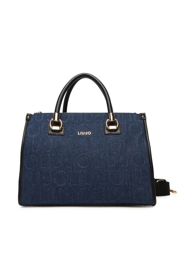 Liu Jo Torebka Ecs M Satchel AF5008 D0001 Granatowy. Kolor: niebieski