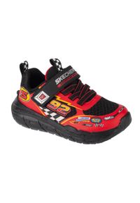 skechers - Tenisówki Skechers Model Skech Tracks Kolor Czerwony. Kolor: czerwony. Materiał: materiał, syntetyk, tkanina