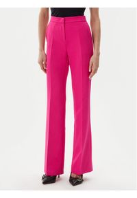 Maryley Spodnie materiałowe 25EB587/43AL Różowy Regular Fit. Kolor: różowy. Materiał: syntetyk #1