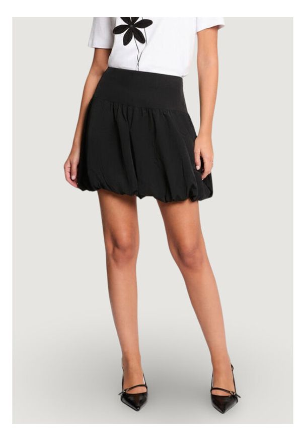 Morgan Spódnica mini 261-JBOWL Czarny Regular Fit. Kolor: czarny. Materiał: syntetyk