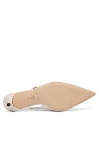 Tory Burch Czółenka Eleanor Slingback 181018 Écru. Kolor: kremowy. Materiał: skóra #5
