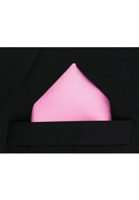 Poszetka Męska, Elegancka - Alties - Jasny Róż. Kolor: różowy. Materiał: poliester