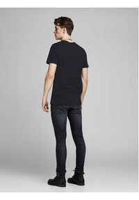 Jack & Jones - Jack&Jones Komplet 2 t-shirtów Basic 12133914 Czarny Slim Fit. Kolor: czarny. Materiał: bawełna #6
