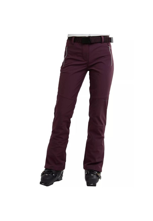 FUNDANGO - Spodnie softshellowe Galena - fioletowe. Kolor: fioletowy. Materiał: softshell. Sport: narciarstwo