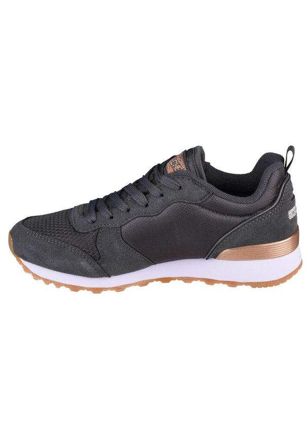 skechers - Buty do chodzenia damskie Skechers OG 85 Goldn Girl. Zapięcie: sznurówki. Kolor: szary. Materiał: tkanina, materiał, skóra, syntetyk. Szerokość cholewki: normalna. Sport: turystyka piesza