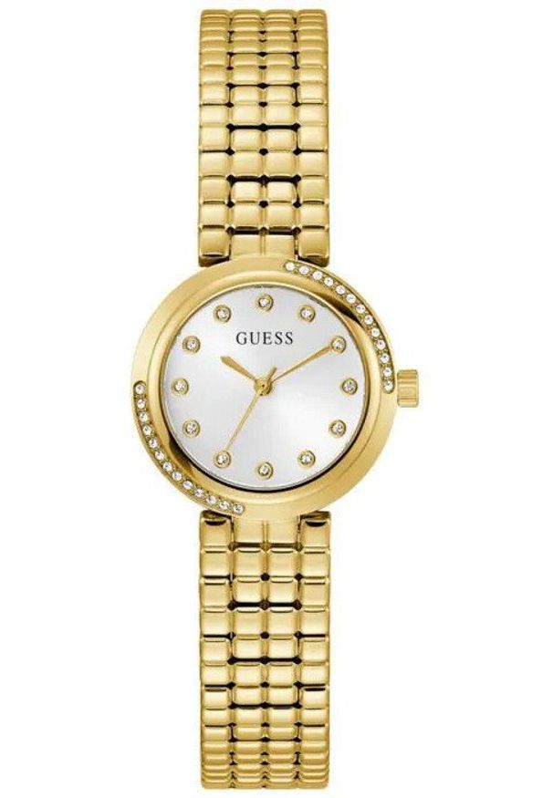 Zegarek damski Guess GW0930L2 CYRKONIE złoty. Kolor: złoty