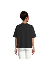 SOL'S - Koszulka Damska Boxy Oversized T-shirt. Kolor: zielony, wielokolorowy, czarny, brązowy