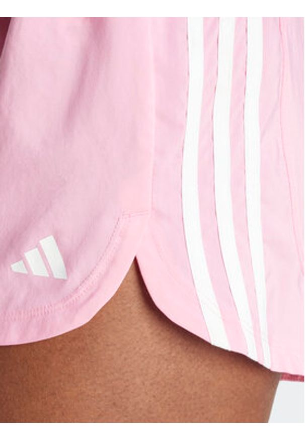 Adidas - adidas Szorty sportowe Pacer Training 3-Stripes IT7761 Czarny Regular Fit. Kolor: czarny. Materiał: syntetyk