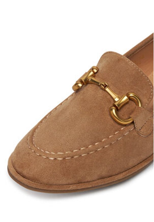 DeeZee Loafersy 1-141-1 Brązowy. Kolor: brązowy. Materiał: materiał