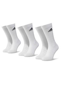 Adidas - Zestaw 3 par wysokich skarpet unisex adidas. Kolor: biały