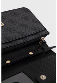 Guess kopertówka kolor czarny. Kolor: czarny #5