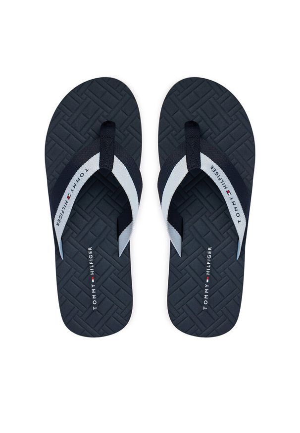 TOMMY HILFIGER - Japonki Tommy Hilfiger. Kolor: niebieski