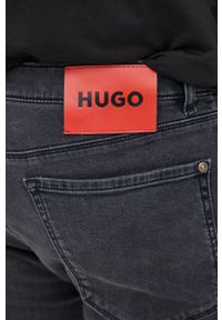 Hugo - HUGO jeansy męskie. Kolor: szary #4
