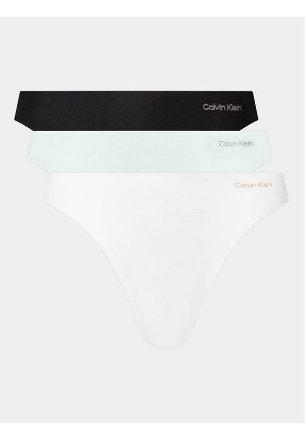 Calvin Klein Underwear Komplet 3 par fig klasycznych 000QD5200E Kolorowy. Materiał: bawełna. Wzór: kolorowy