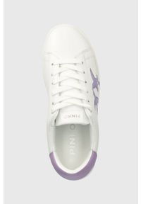 Pinko sneakersy Klum kolor biały 100899 A0NY ZY4. Kolor: biały. Materiał: skóra, guma. Obcas: na platformie #5
