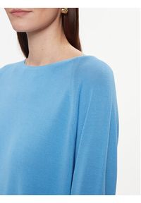 Kontatto Sweter 3M2020C Niebieski Regular Fit. Kolor: niebieski. Materiał: wiskoza #4