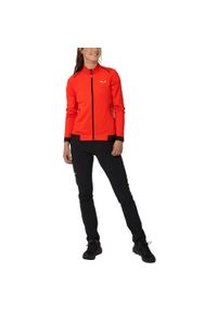 Bluza polarowa turystyczna damska Salewa Pedroc PL 2 W Jacket. Kolor: czerwony. Materiał: polar #1