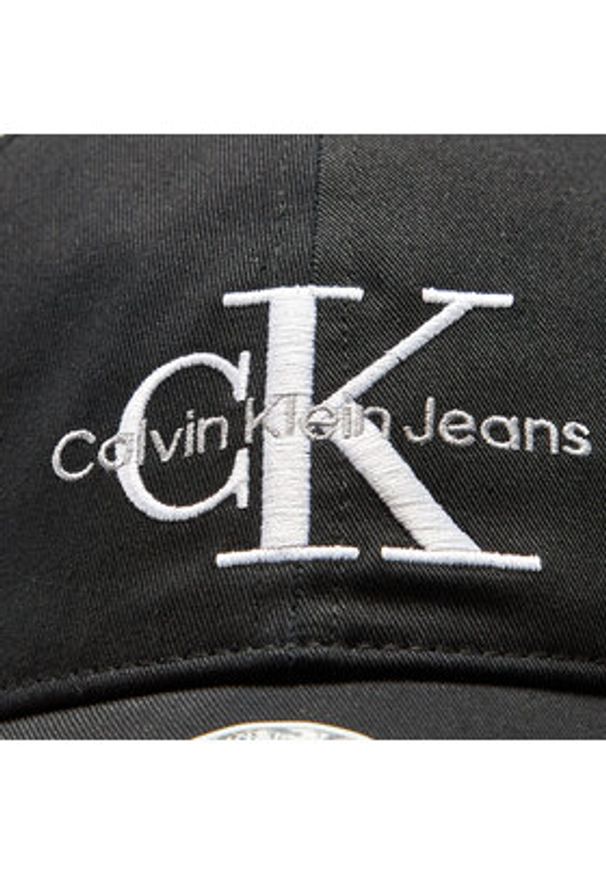 Calvin Klein Jeans Czapka z daszkiem Monogram K50K510061 Czarny. Kolor: czarny. Materiał: bawełna