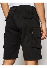 Alpha Industries Szorty materiałowe Crew 176203 Czarny Slim Fit. Kolor: czarny. Materiał: bawełna #3