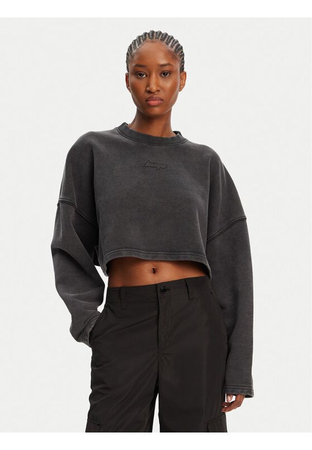 Hugo - HUGO Bluza Derissa_B 50545035 Czarny Relaxed Fit. Kolor: czarny. Materiał: bawełna