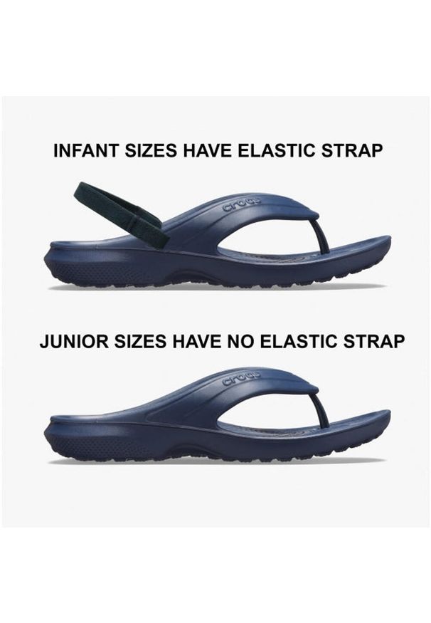 Japonki dziecięce Crocs Classic Flip. Kolor: niebieski