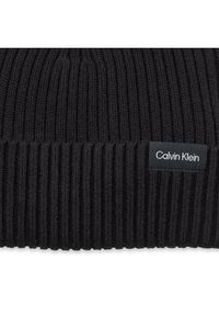 Calvin Klein Zestaw Szalik i Czapka Gs Classic Cotton Scarf+Beanie K50K511021 Czarny. Kolor: czarny. Materiał: bawełna