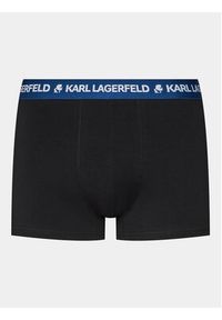 Karl Lagerfeld - KARL LAGERFELD Komplet 3 par bokserek 240M2108 Niebieski. Kolor: niebieski. Materiał: bawełna #7