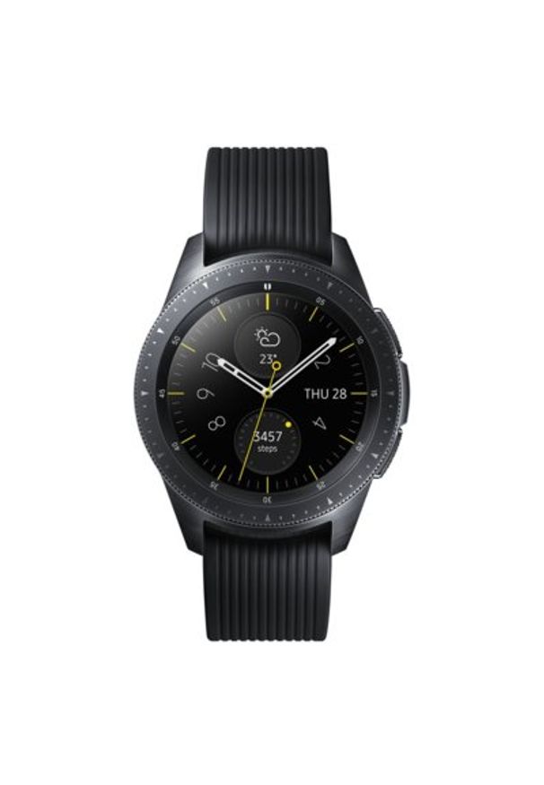 SmartWatch SAMSUNG Galaxy Watch 42mm Czarny SM-R810NZKAXEO. Rodzaj zegarka: smartwatch. Kolor: czarny. Styl: sportowy