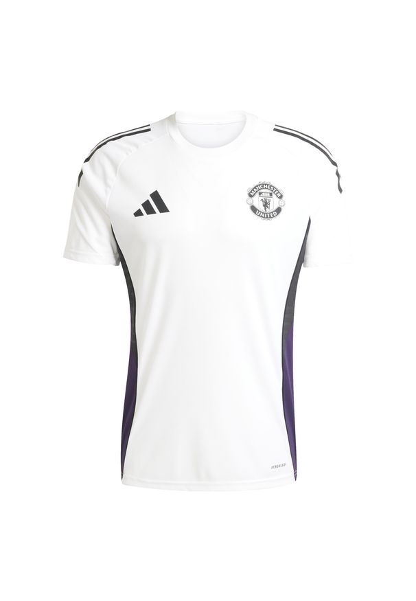 Adidas - Koszulka treningowa Manchester United 2025/26. Kolor: biały. Sport: piłka nożna