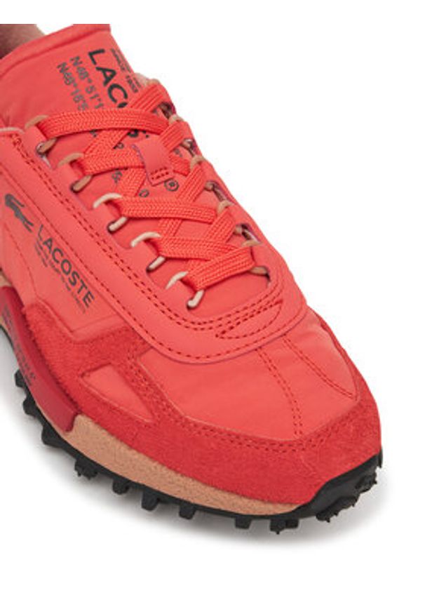 Lacoste Sneakersy 7-49SFA0002 Czerwony. Kolor: czerwony. Materiał: zamsz, skóra