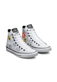 Converse trampki Converse x Peanuts kolor biały. Nosek buta: okrągły. Zapięcie: sznurówki. Kolor: biały. Materiał: guma #11