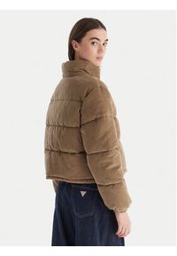 Guess Jeans Kurtka zimowa W5BL17 W2061 Beżowy Regular Fit. Kolor: beżowy. Materiał: bawełna. Sezon: zima #4