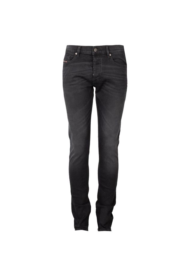Diesel Jeansy "Tepphar-X" | 00SWID-RM064-02 | Mężczyzna | Czarny. Stan: obniżony. Kolor: czarny. Wzór: aplikacja. Styl: klasyczny, elegancki
