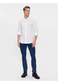 Calvin Klein Jeans Koszula J30J324614 Biały Slim Fit. Kolor: biały. Materiał: bawełna #5