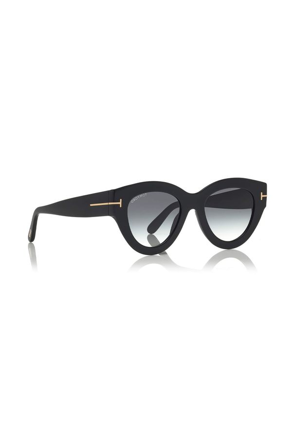 Tom Ford - TOM FORD - Czarne okulary przeciwsłoneczne Slater. Kolor: czarny
