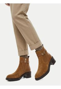 U.S. Polo Assn. Botki CEO-KATERI001W/ELE1 Brązowy. Kolor: brązowy. Materiał: skóra, zamsz #8