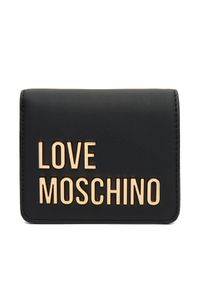 Love Moschino - Mały Portfel Damski LOVE MOSCHINO. Kolor: czarny