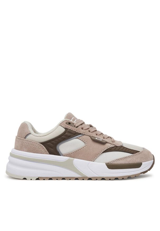 EA7 Emporio Armani Sneakersy X8X240 XK434 R972 Brązowy. Kolor: brązowy. Materiał: materiał