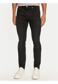 TOMMY HILFIGER - Tommy Hilfiger Jeansy Bleecker MW0MW37371 Czarny Slim Fit. Kolor: czarny