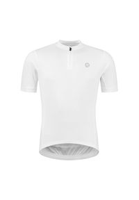 ROGELLI - Funkcyjna koszulka rowerowa CORE z krótkim rękawem. Kolor: biały. Długość rękawa: krótki rękaw. Długość: krótkie